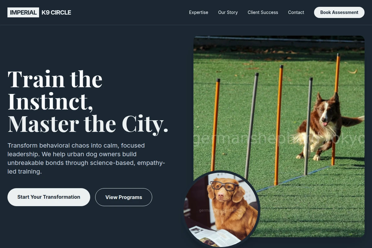 Behavioral Dog Training